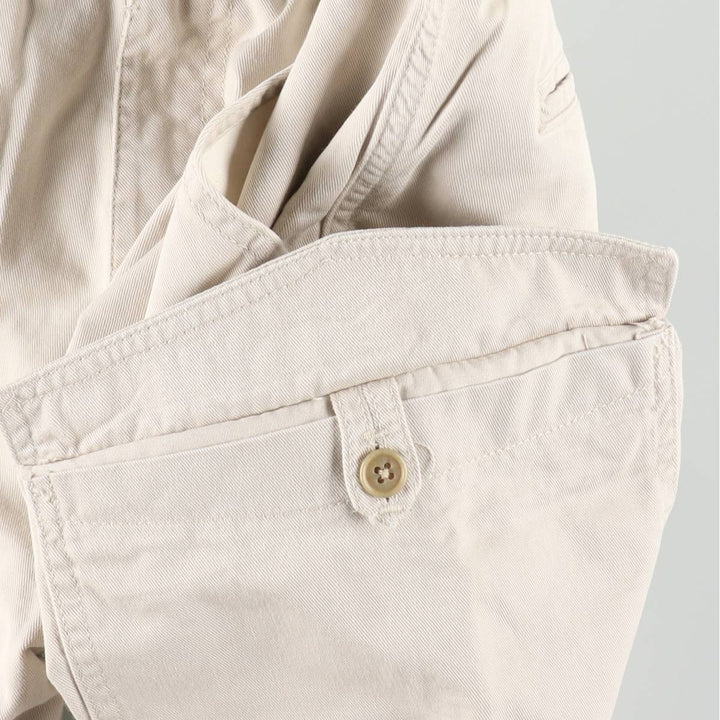 2000'S Ralph Lauren POLO JEANS COMPANY cargo shorts, men's size W31 (approx.) cotton ivory Vintage Second Hand