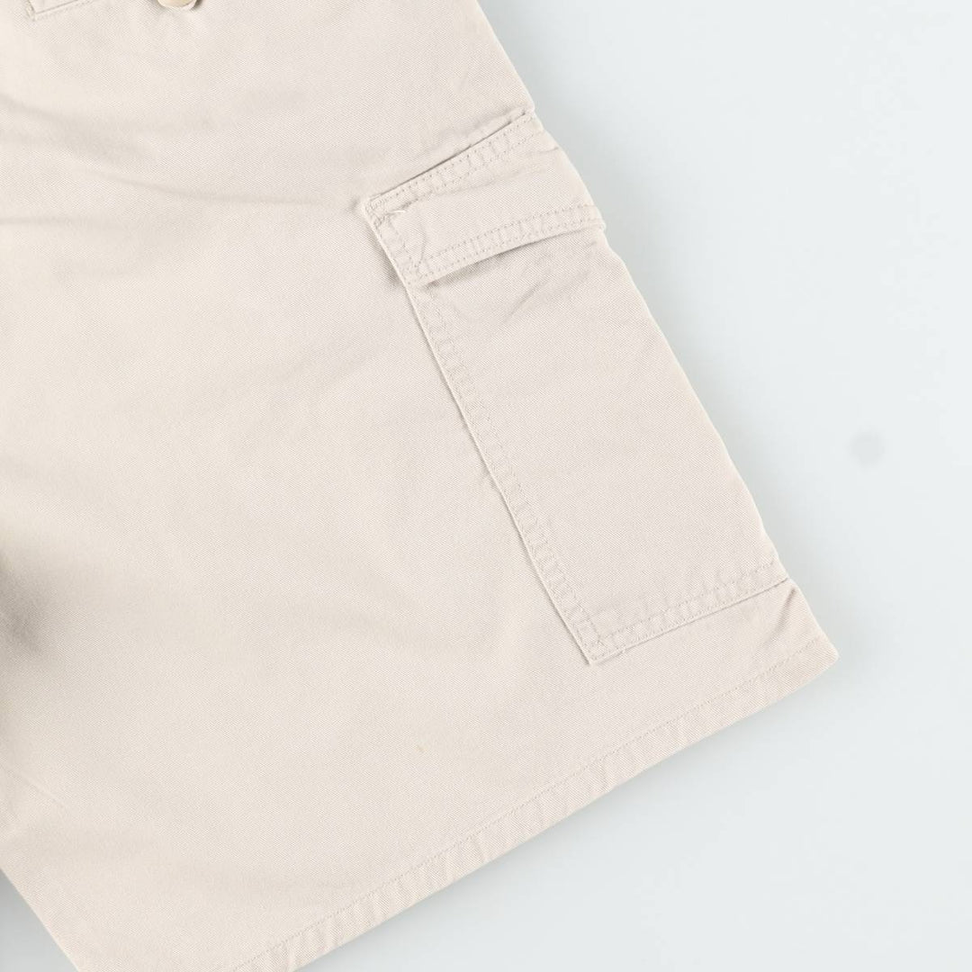 2000'S Ralph Lauren POLO JEANS COMPANY cargo shorts, men's size W31 (approx.) cotton ivory Vintage Second Hand