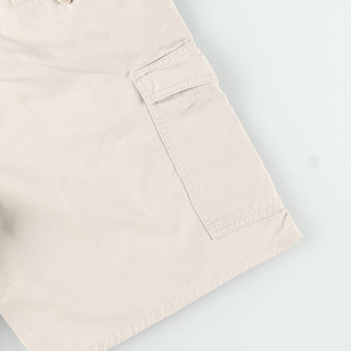 2000'S Ralph Lauren POLO JEANS COMPANY cargo shorts, men's size W31 (approx.) cotton ivory Vintage Second Hand