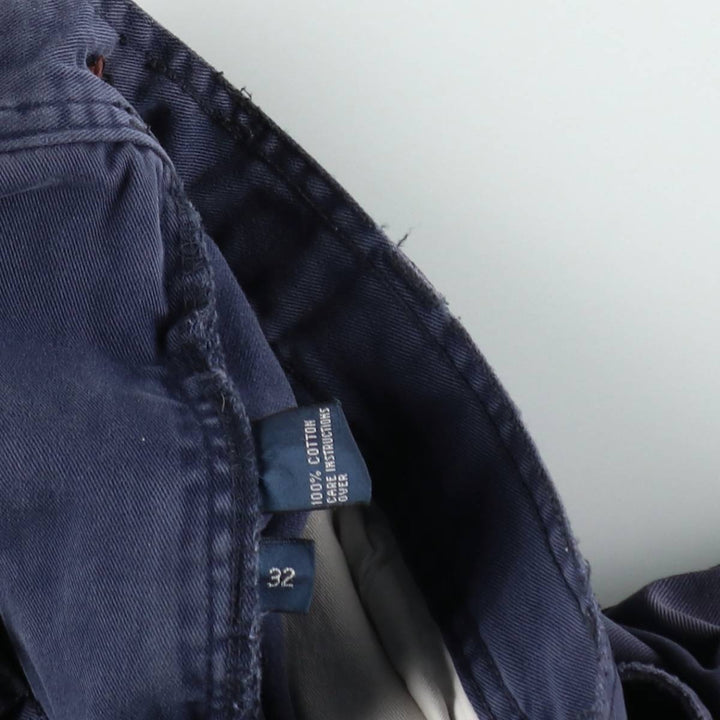 Ralph Lauren POLO by Ralph Lauren cargo shorts, short pants, men's size w33 cotton navy blue type Vintage Second Hand