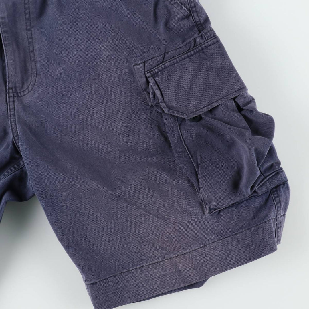 Ralph Lauren POLO by Ralph Lauren cargo shorts, short pants, men's size w33 cotton navy blue type Vintage Second Hand