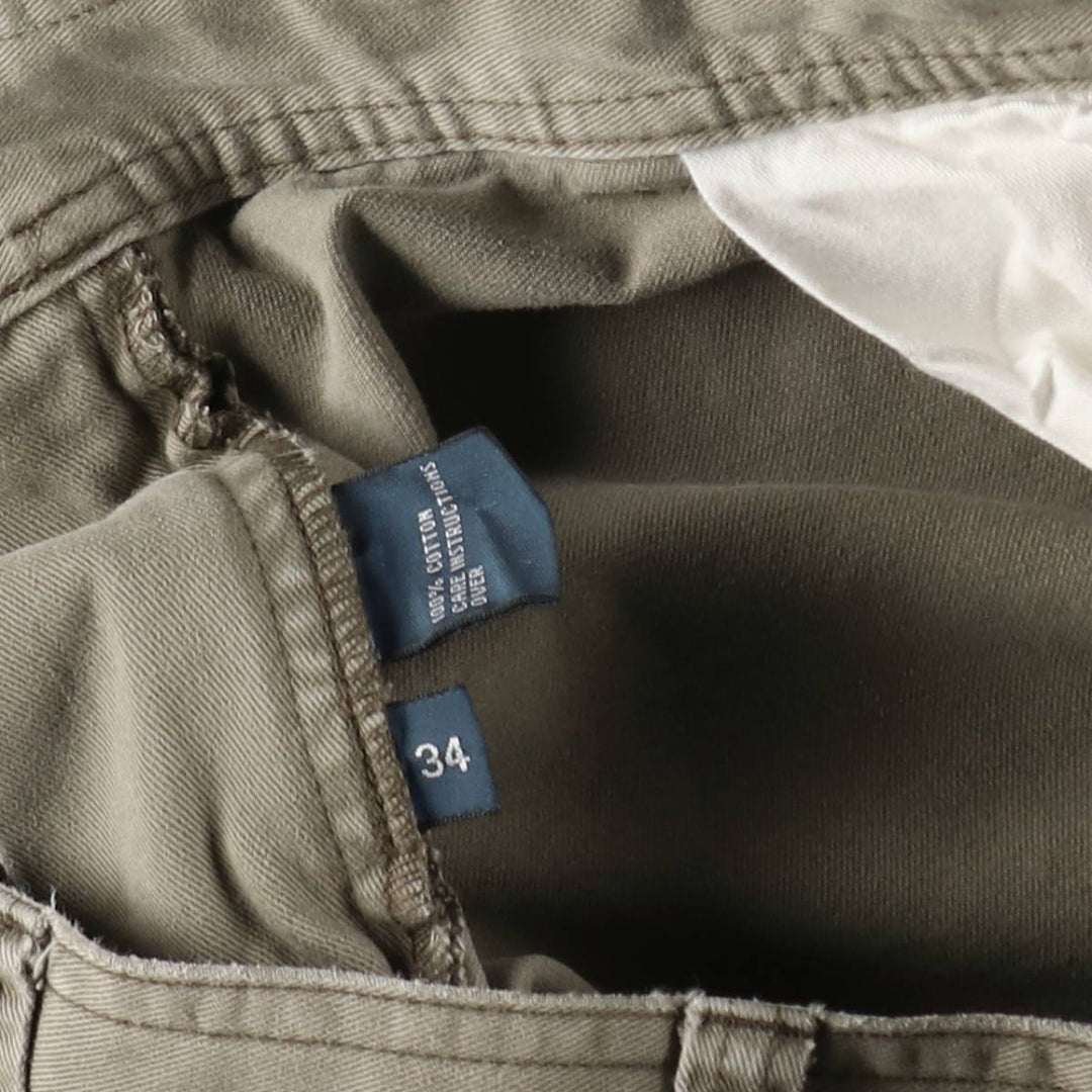 Ralph Lauren POLO by Ralph Lauren cargo shorts, short pants, men's size w34 cotton Khaki type Vintage Second Hand