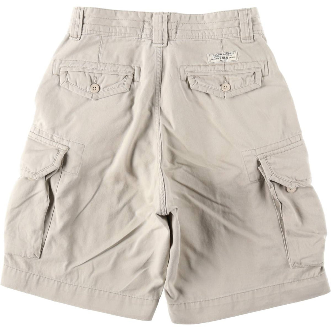 Ralph Lauren POLO by Ralph Lauren cargo shorts, men's size W31 cotton Beige type Vintage Second Hand