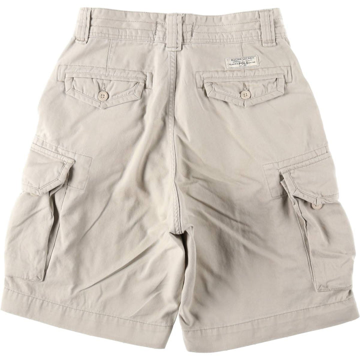 Ralph Lauren POLO by Ralph Lauren cargo shorts, men's size W31 cotton Beige type Vintage Second Hand