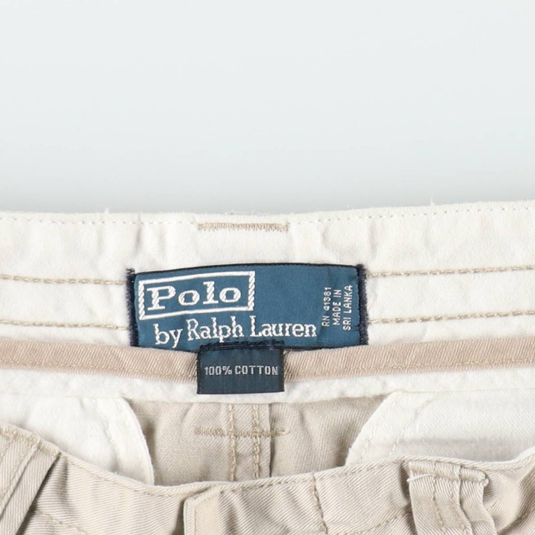 Ralph Lauren POLO by Ralph Lauren cargo shorts, men's size W31 cotton Beige type Vintage Second Hand