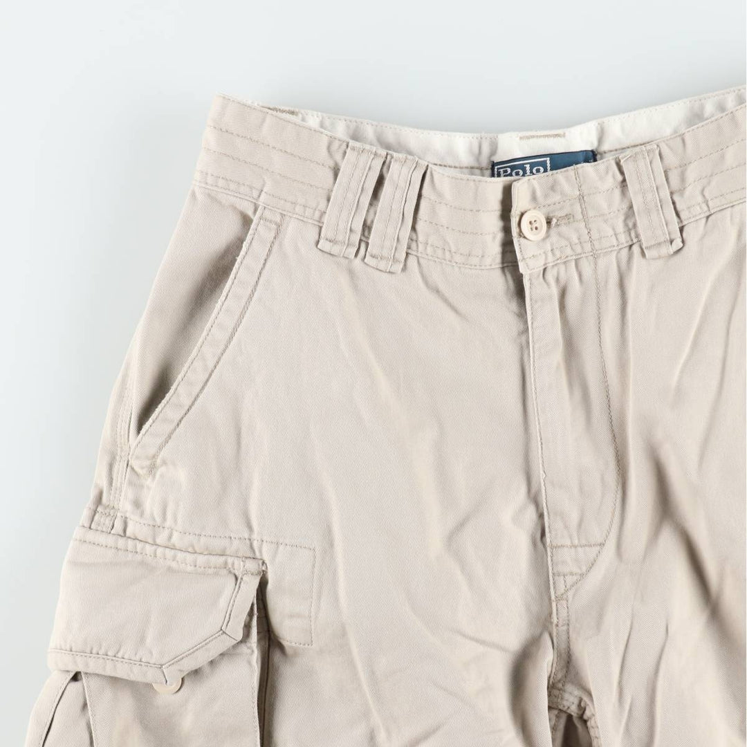 Ralph Lauren POLO by Ralph Lauren cargo shorts, men's size W31 cotton Beige type Vintage Second Hand