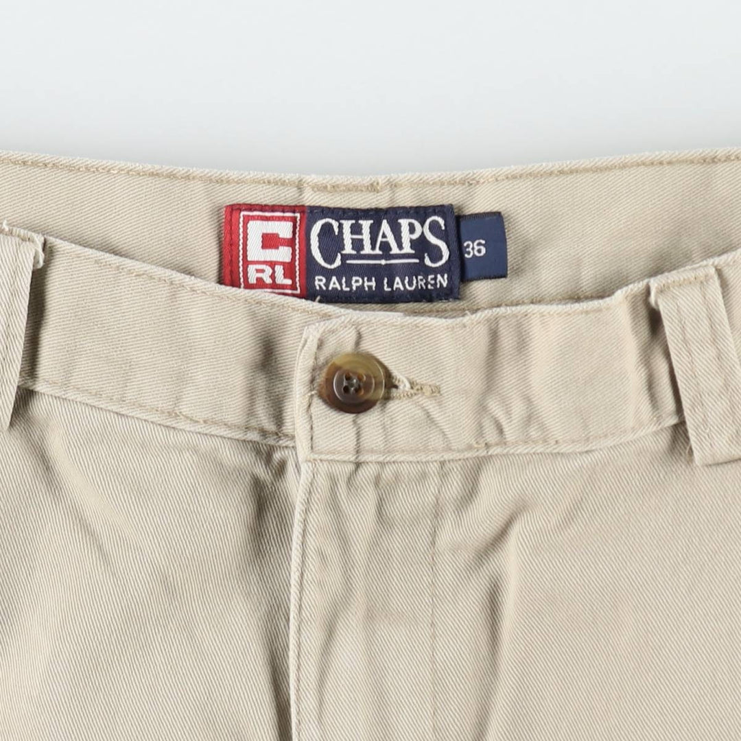 Ralph Lauren CHAPS Cargo Shorts, Men's Size W36 (approx.) cotton Beige type Vintage Second Hand