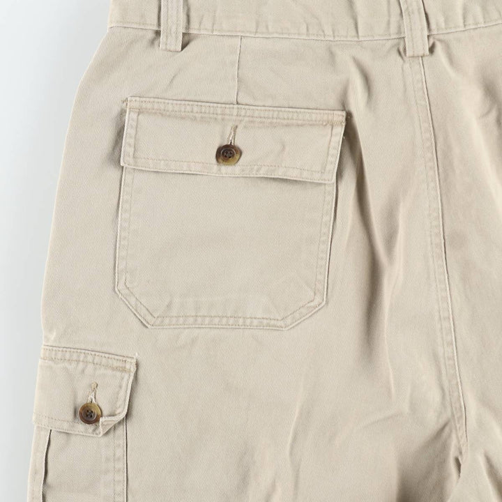 Ralph Lauren CHAPS Cargo Shorts, Men's Size W36 (approx.) cotton Beige type Vintage Second Hand