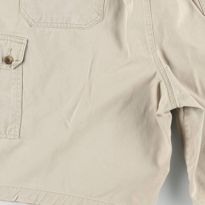 Ralph Lauren CHAPS Cargo Shorts, Men's Size W36 (approx.) cotton Beige type Vintage Second Hand