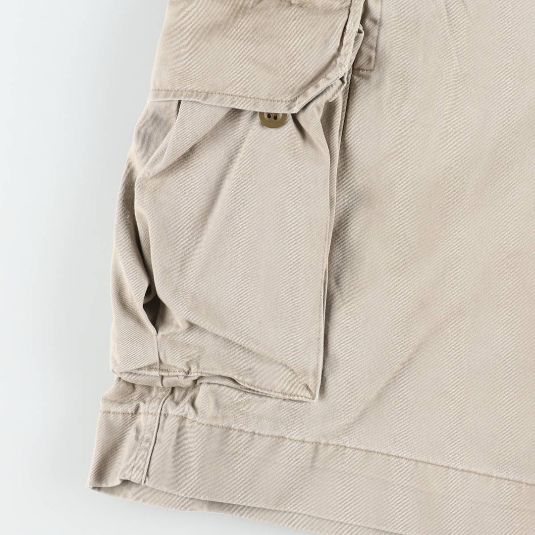 Ralph Lauren POLO by Ralph Lauren cargo shorts, half pants, men's size w36 cotton Beige type Vintage Second Hand
