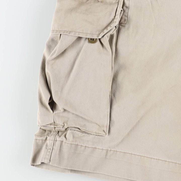 Ralph Lauren POLO by Ralph Lauren cargo shorts, half pants, men's size w36 cotton Beige type Vintage Second Hand