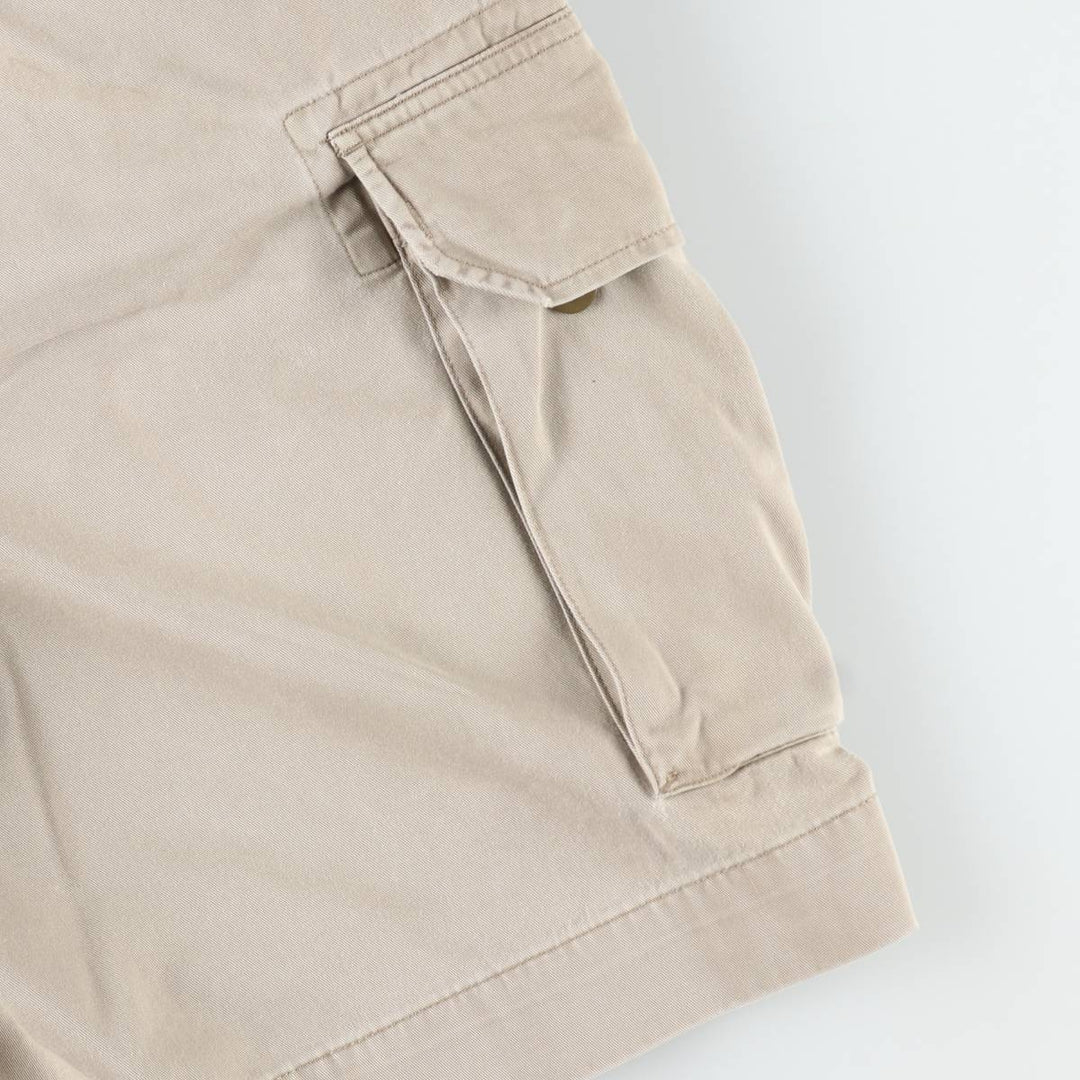 Ralph Lauren POLO by Ralph Lauren cargo shorts, half pants, men's size w36 cotton Beige type Vintage Second Hand