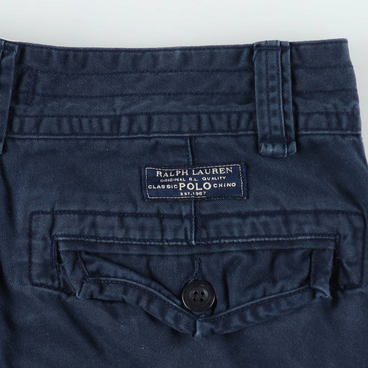 Ralph Lauren POLO RALPH LAUREN cargo shorts short pants men's w32 equivalent cotton navy blue type Vintage Second Hand
