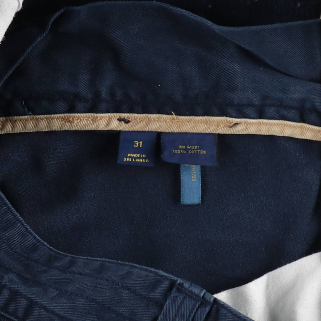 Ralph Lauren POLO RALPH LAUREN cargo shorts short pants men's w32 equivalent cotton navy blue type Vintage Second Hand
