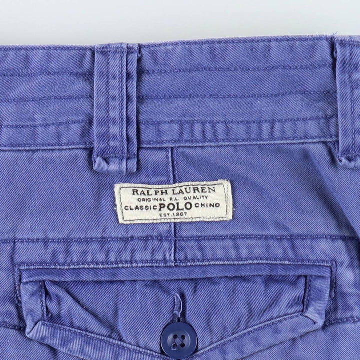 Ralph Lauren POLO RALPH LAUREN cargo shorts, half pants, men's size w37 cotton blue type Vintage Second Hand