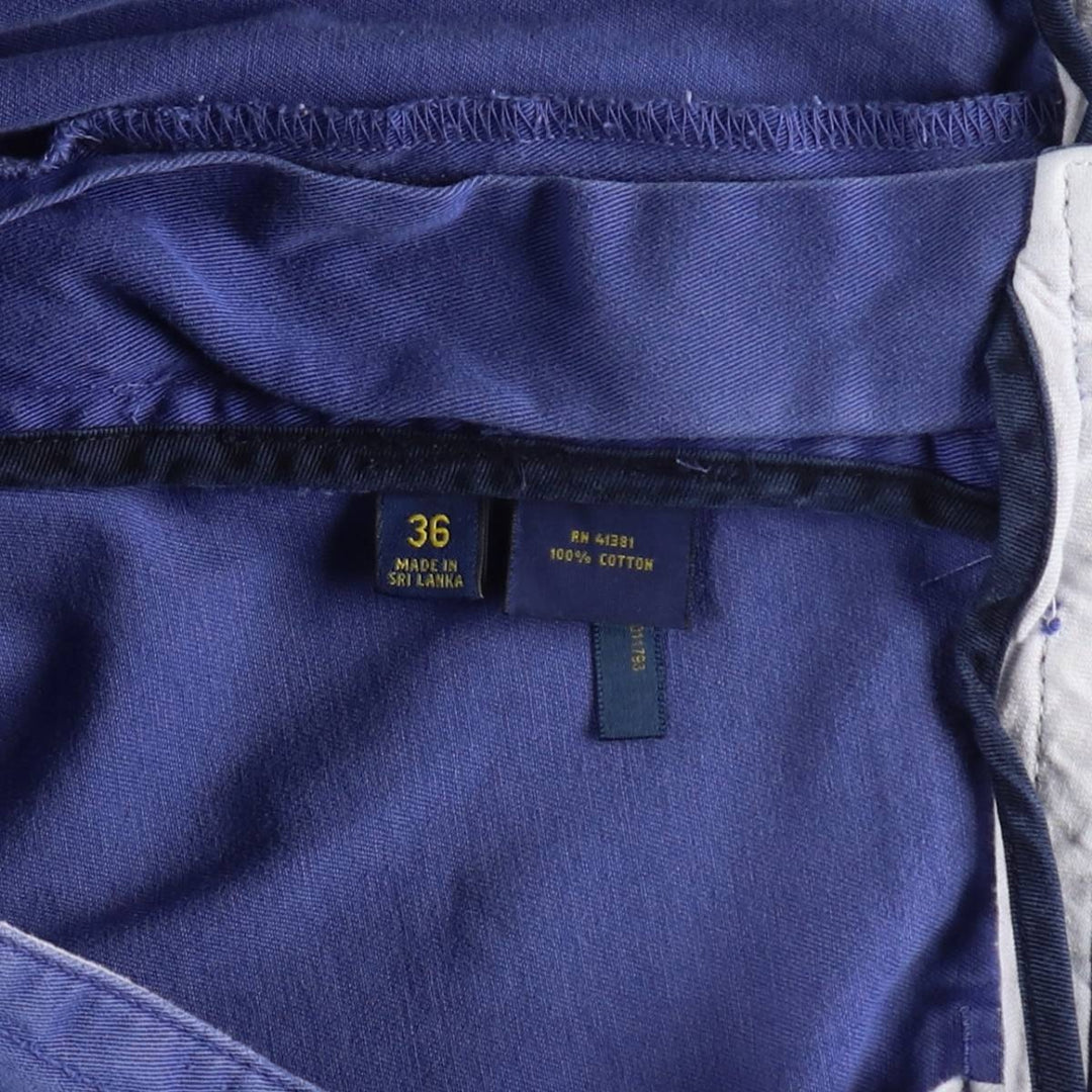 Ralph Lauren POLO RALPH LAUREN cargo shorts, half pants, men's size w37 cotton blue type Vintage Second Hand