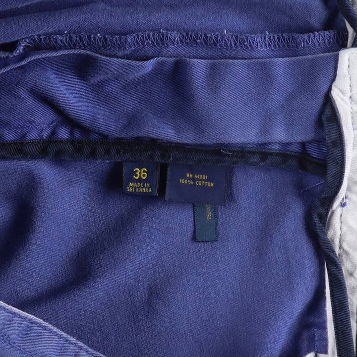 Ralph Lauren POLO RALPH LAUREN cargo shorts, half pants, men's size w37 cotton blue type Vintage Second Hand