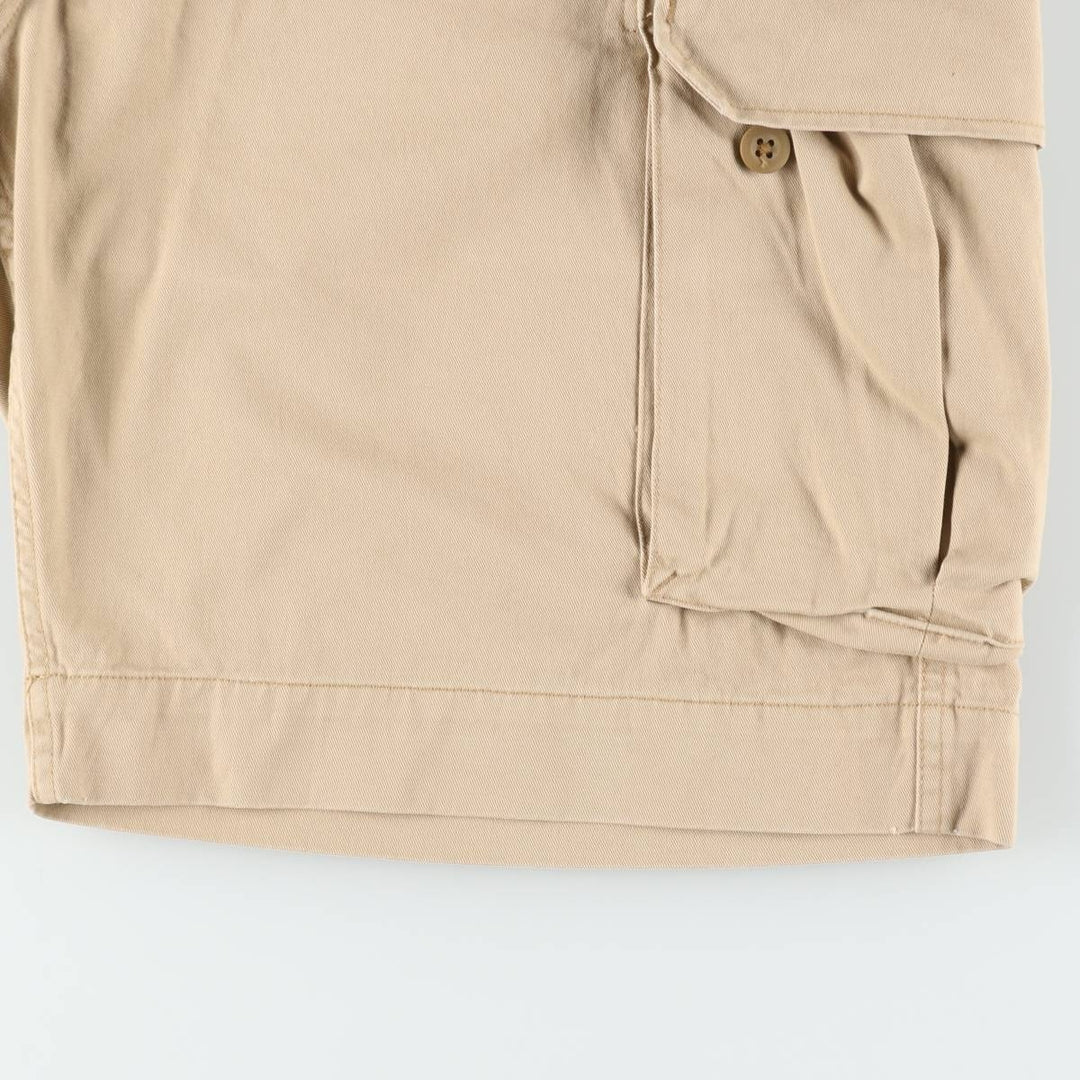 Ralph Lauren POLO by Ralph Lauren cargo shorts, half pants, men's size w36 cotton Beige type Vintage Second Hand