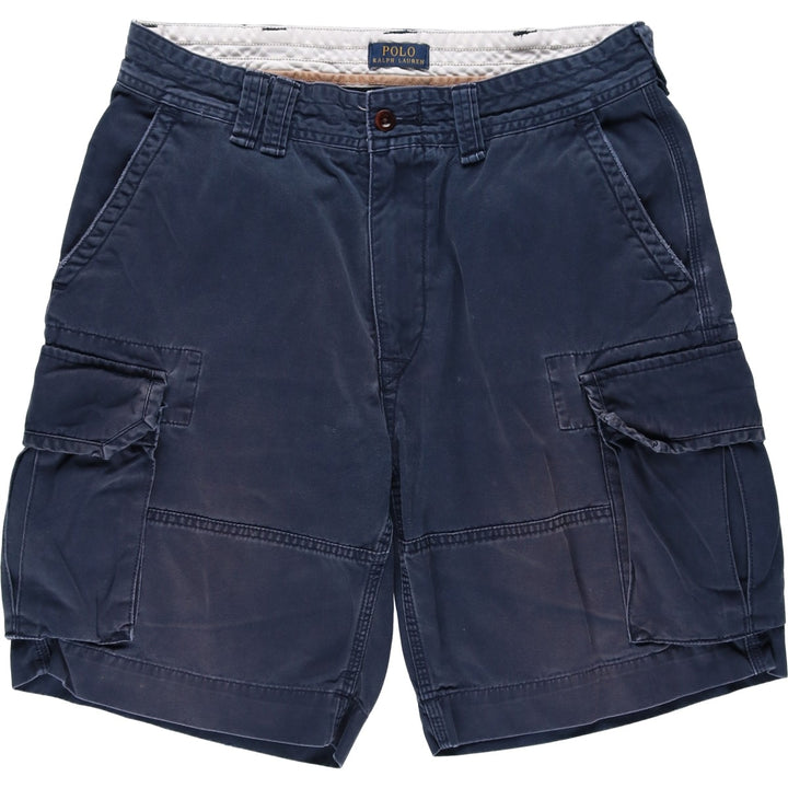 Ralph Lauren POLO RALPH LAUREN cargo shorts short pants men's w36 equivalent cotton navy blue type Vintage Second Hand
