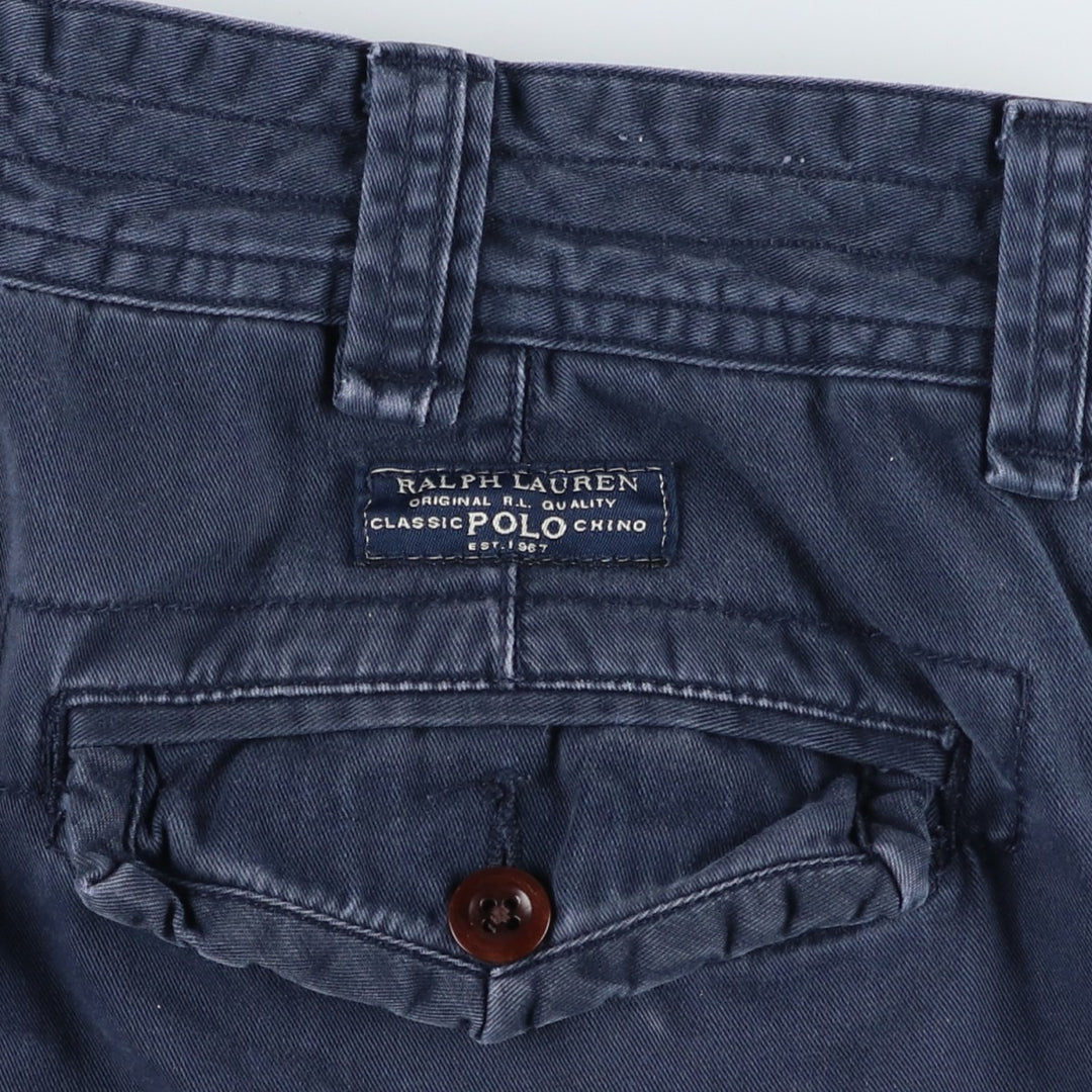 Ralph Lauren POLO RALPH LAUREN cargo shorts short pants men's w36 equivalent cotton navy blue type Vintage Second Hand