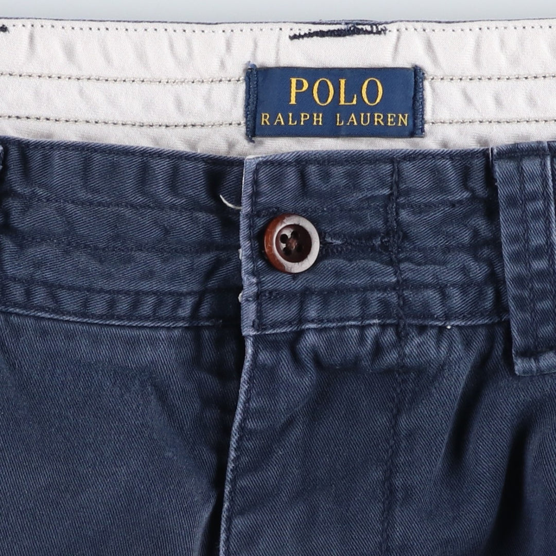 Ralph Lauren POLO RALPH LAUREN cargo shorts short pants men's w36 equivalent cotton navy blue type Vintage Second Hand