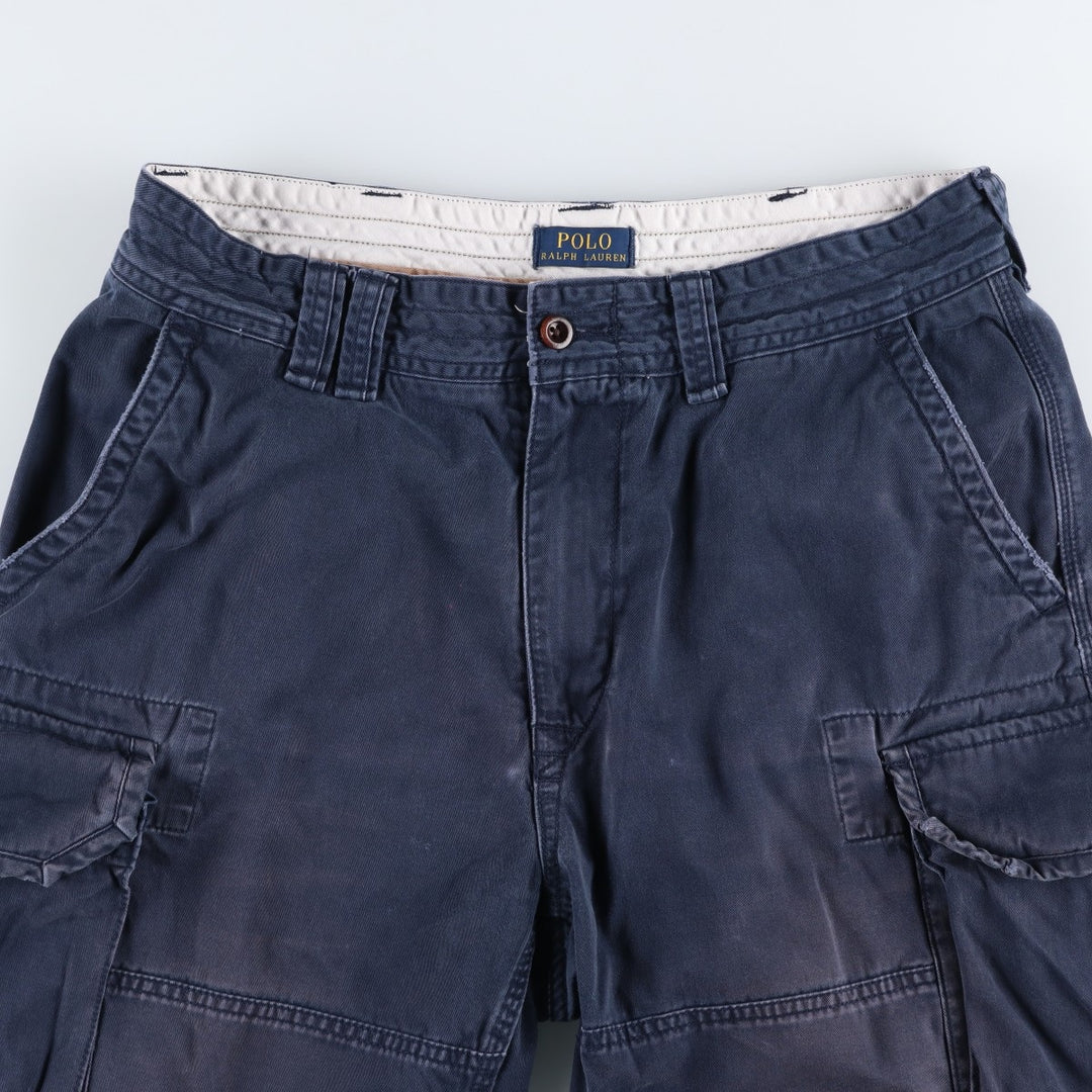 Ralph Lauren POLO RALPH LAUREN cargo shorts short pants men's w36 equivalent cotton navy blue type Vintage Second Hand