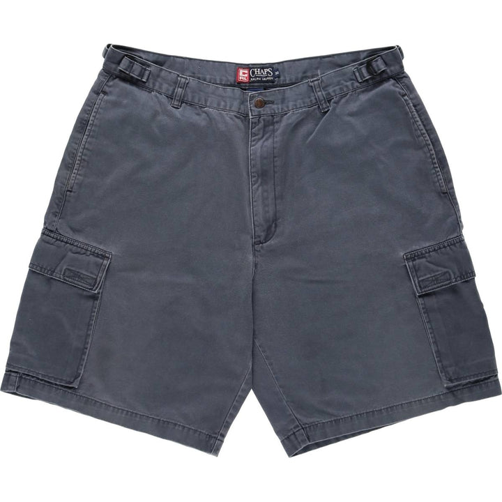 Ralph Lauren CHAPS Cargo Shorts, Men's Size W36 (approx.) cotton navy blue type Vintage Second Hand