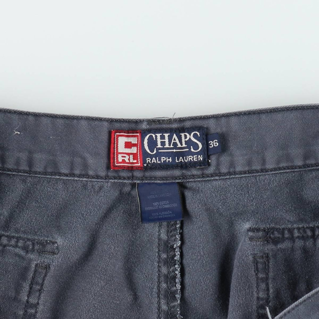 Ralph Lauren CHAPS Cargo Shorts, Men's Size W36 (approx.) cotton navy blue type Vintage Second Hand