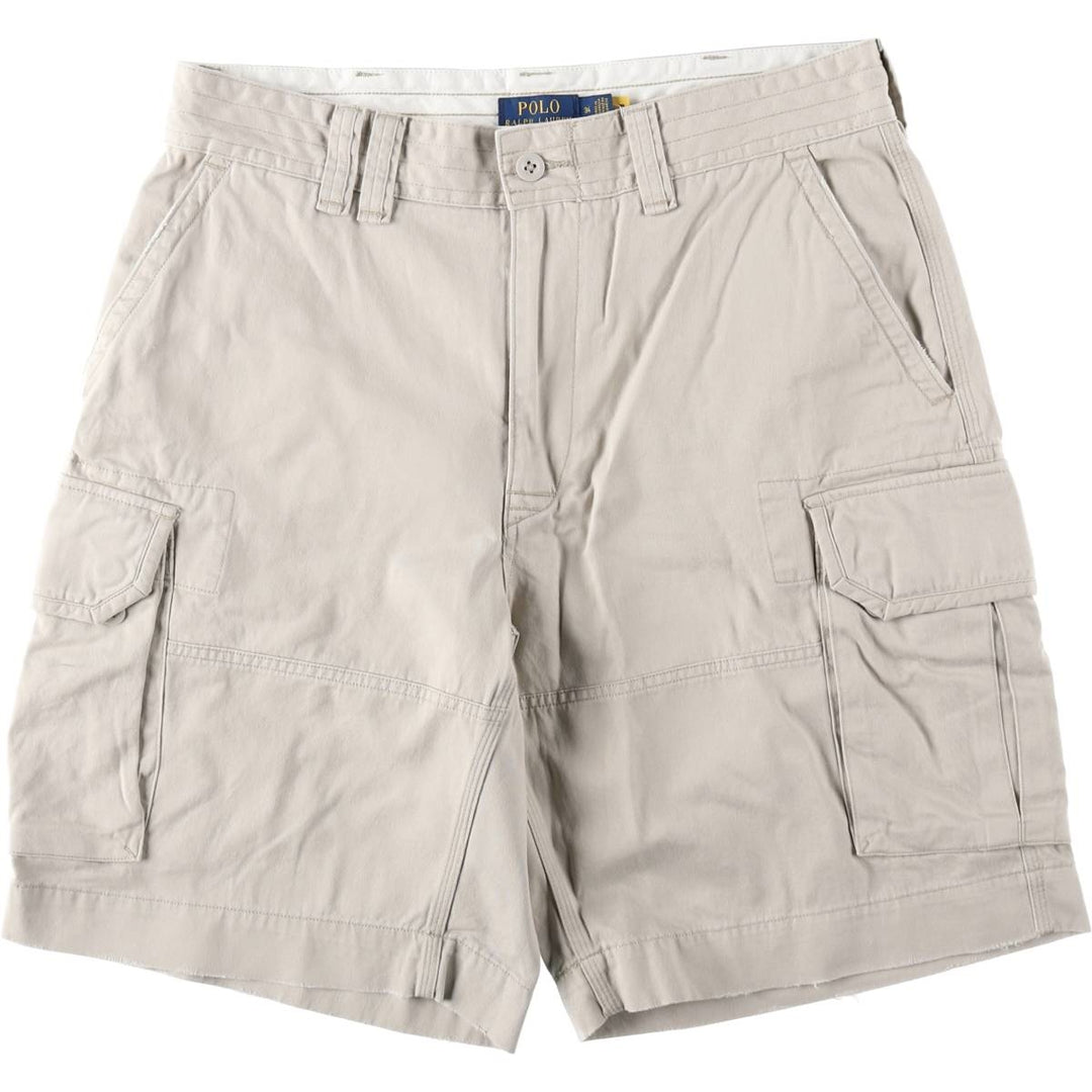 Ralph Lauren POLO RALPH LAUREN cargo shorts short pants men's w36 equivalent cotton Beige type Vintage Second Hand
