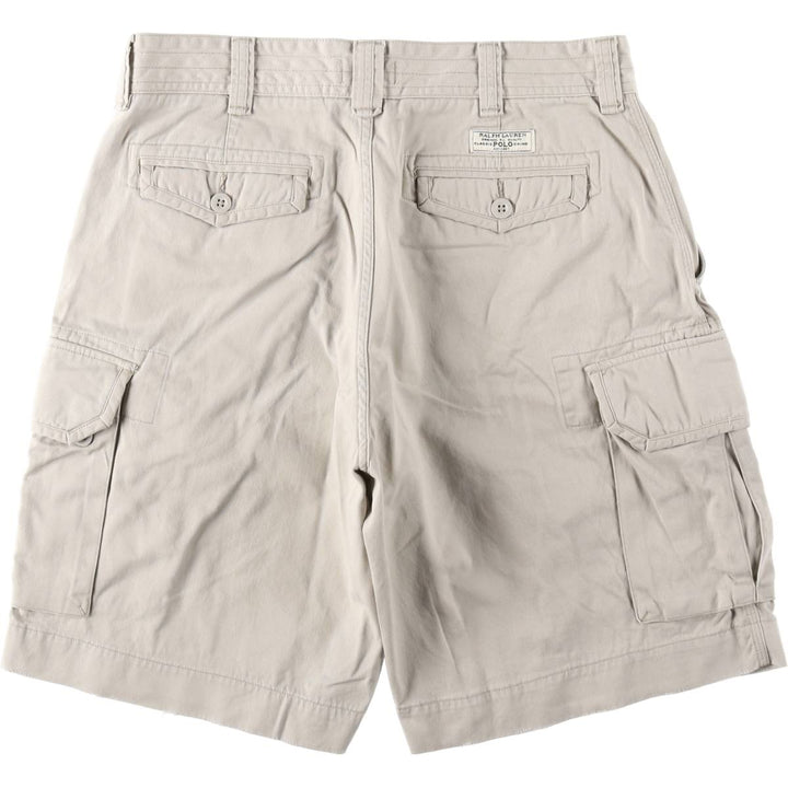 Ralph Lauren POLO RALPH LAUREN cargo shorts short pants men's w36 equivalent cotton Beige type Vintage Second Hand