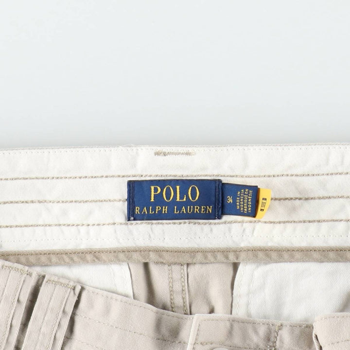 Ralph Lauren POLO RALPH LAUREN cargo shorts short pants men's w36 equivalent cotton Beige type Vintage Second Hand