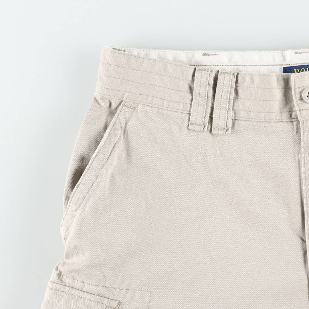 Ralph Lauren POLO RALPH LAUREN cargo shorts short pants men's w36 equivalent cotton Beige type Vintage Second Hand