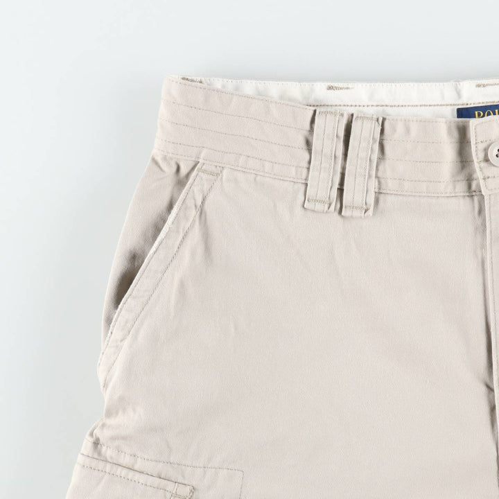 Ralph Lauren POLO RALPH LAUREN cargo shorts short pants men's w36 equivalent cotton Beige type Vintage Second Hand