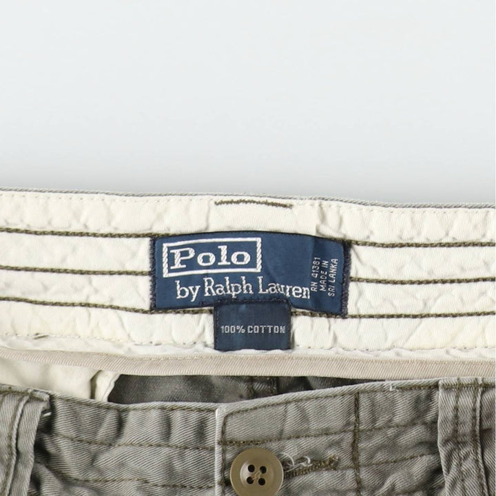 Ralph Lauren POLO by Ralph Lauren cargo shorts, short pants, men's size w32 cotton gray type Vintage Second Hand