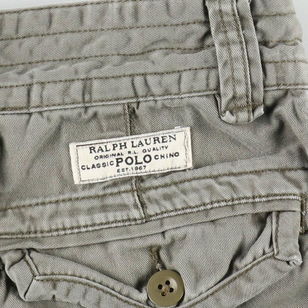 Ralph Lauren POLO by Ralph Lauren cargo shorts, short pants, men's size w32 cotton gray type Vintage Second Hand