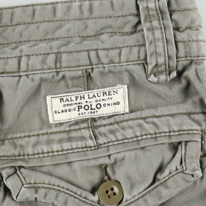 Ralph Lauren POLO by Ralph Lauren cargo shorts, short pants, men's size w32 cotton gray type Vintage Second Hand
