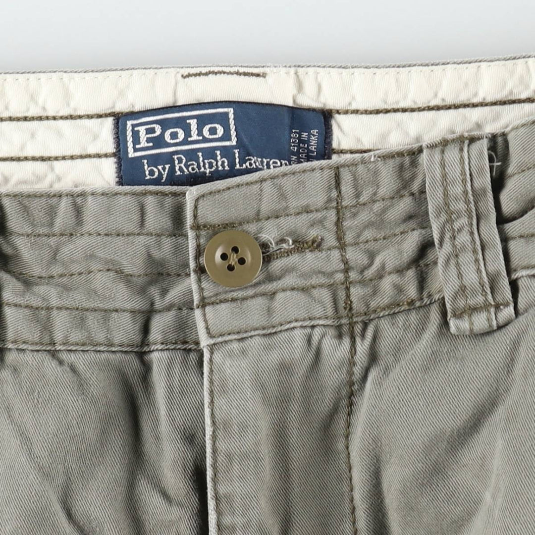 Ralph Lauren POLO by Ralph Lauren cargo shorts, short pants, men's size w32 cotton gray type Vintage Second Hand