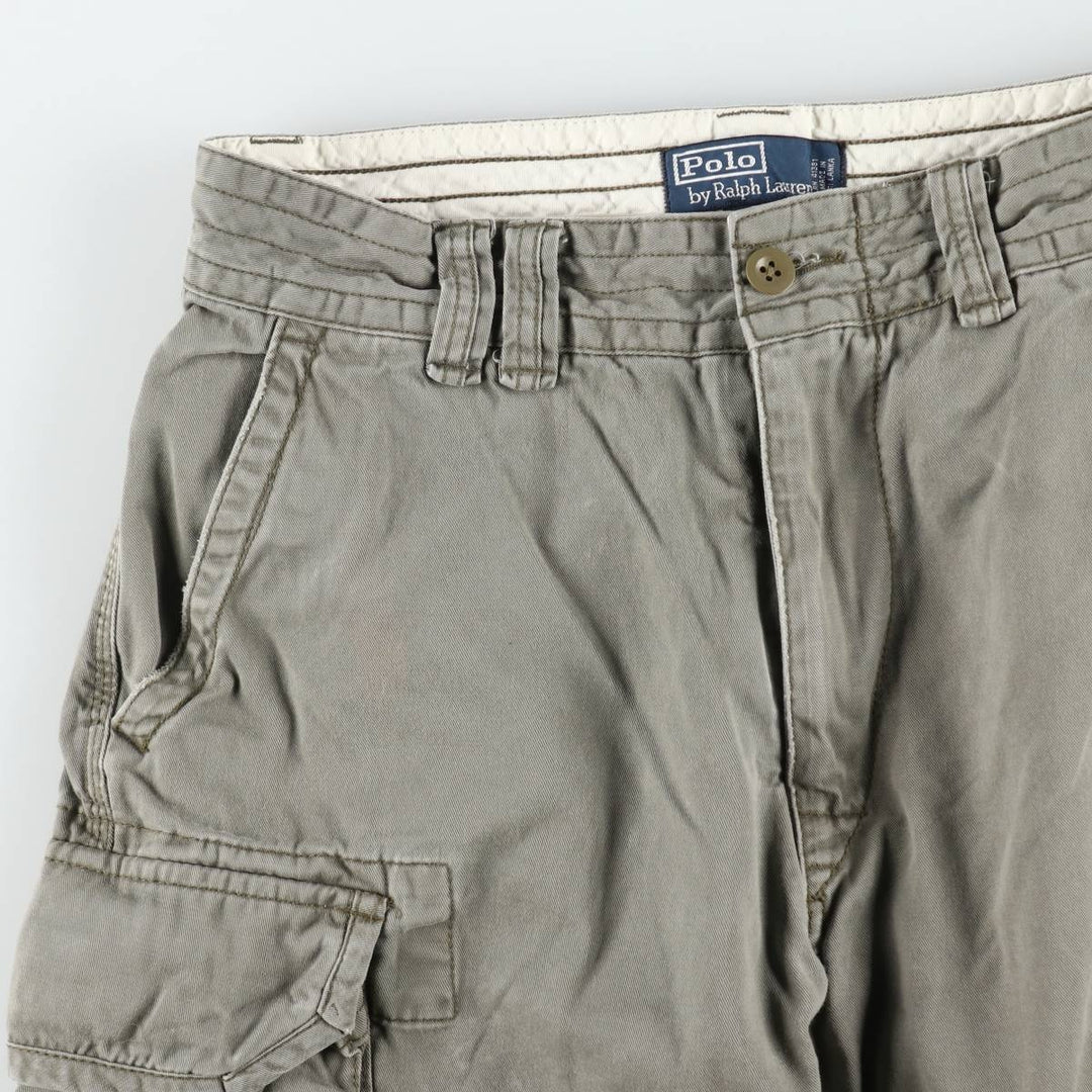 Ralph Lauren POLO by Ralph Lauren cargo shorts, short pants, men's size w32 cotton gray type Vintage Second Hand