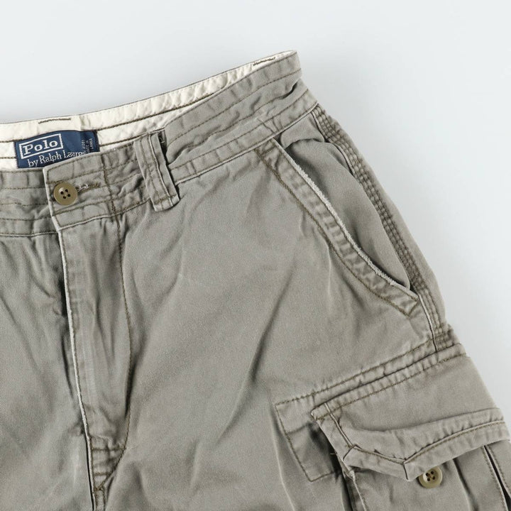 Ralph Lauren POLO by Ralph Lauren cargo shorts, short pants, men's size w32 cotton gray type Vintage Second Hand