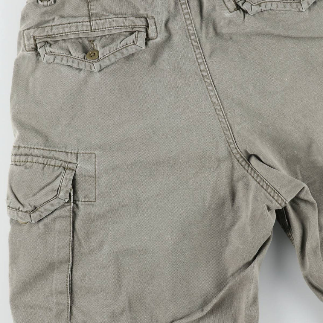 Ralph Lauren POLO by Ralph Lauren cargo shorts, short pants, men's size w32 cotton gray type Vintage Second Hand