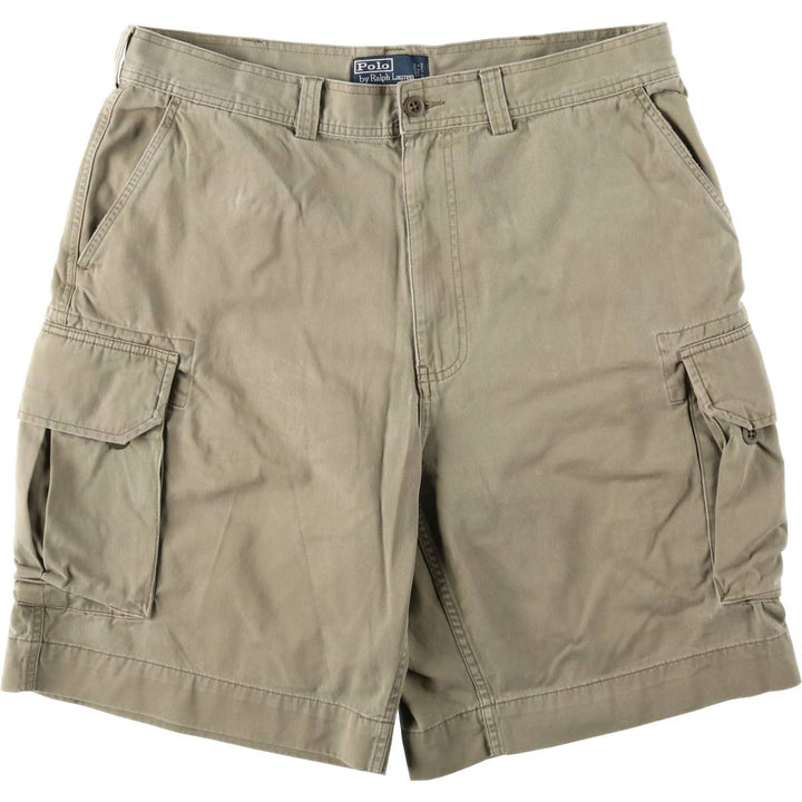 Ralph Lauren POLO by Ralph Lauren cargo shorts, short pants, men's w37 equivalent cotton Khaki type Vintage Second Hand