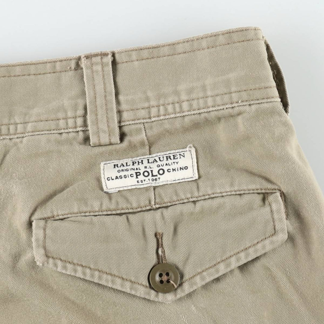 Ralph Lauren POLO by Ralph Lauren cargo shorts, short pants, men's w37 equivalent cotton Khaki type Vintage Second Hand