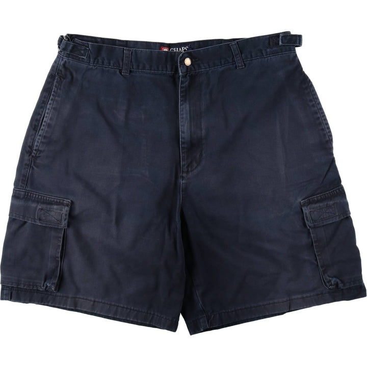 Ralph Lauren CHAPS Cargo Shorts, Men's Size W34 (approx.) cotton navy blue type Vintage Second Hand