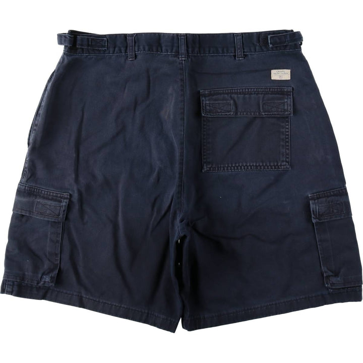 Ralph Lauren CHAPS Cargo Shorts, Men's Size W34 (approx.) cotton navy blue type Vintage Second Hand
