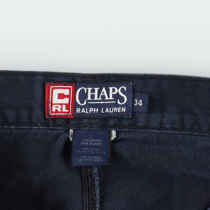 Ralph Lauren CHAPS Cargo Shorts, Men's Size W34 (approx.) cotton navy blue type Vintage Second Hand