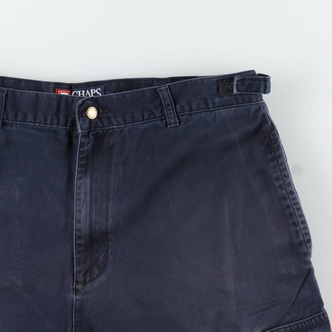 Ralph Lauren CHAPS Cargo Shorts, Men's Size W34 (approx.) cotton navy blue type Vintage Second Hand