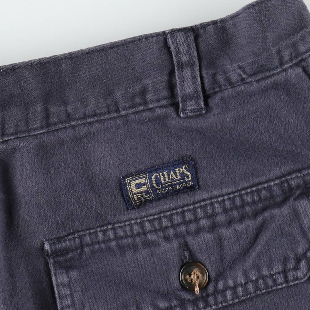 Ralph Lauren CHAPS Cargo Shorts, Men's Size W32 (approx.) cotton navy blue type Vintage Second Hand