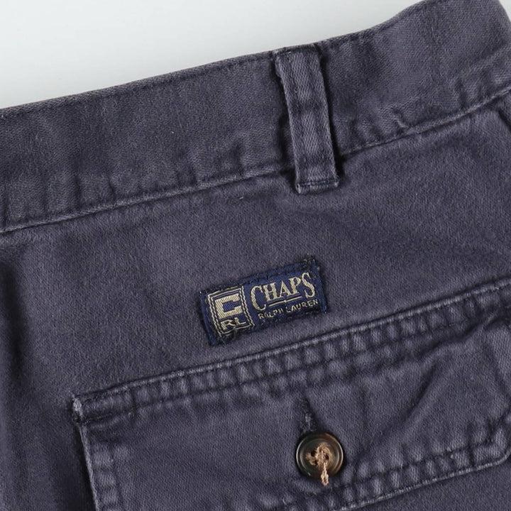 Ralph Lauren CHAPS Cargo Shorts, Men's Size W32 (approx.) cotton navy blue type Vintage Second Hand