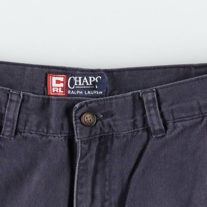 Ralph Lauren CHAPS Cargo Shorts, Men's Size W32 (approx.) cotton navy blue type Vintage Second Hand