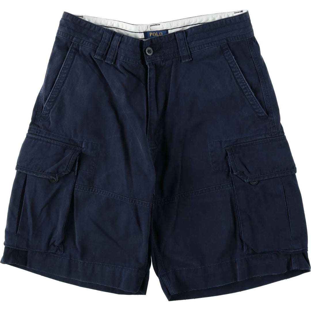 Ralph Lauren POLO RALPH LAUREN cargo shorts short pants men's w33 equivalent cotton navy blue type Vintage Second Hand